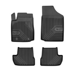 Tappetini per auto no. 77 compatibili con Citroën C2 2003-2009 su misura in gomma | Tipo Auto: Hatchback | Set di tappetini premium | Materiale TPE durevole | Bordi più alti