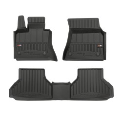 FROGUM ProLine 3D Tappetini Auto Per BMW X6 E71 (2007-2014) - TPE, Bordi Alti 7 Cm, Antiscivolo, Set Completo