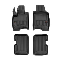 Tappetini per auto Proline 3D compatibili con Fiat Panda III dal 2011 in poi su misura in gomma | Note: non compatibile con versione Hybrid | Tipo Auto: Hatchback | Set di tappetini premium | Materiale TPE durevole | Bordi più alti
