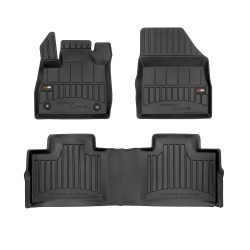Tappetini per auto Proline 3D compatibili con Renault Espace V 2014-2022 su misura in gomma | Tipo Auto: Crossover | Set di tappetini premium | Materiale TPE durevole | Bordi più alti