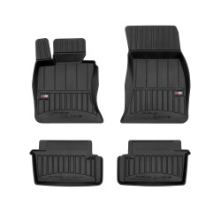 Tappetini per auto Proline 3D compatibili con BMW Serie 4 F33 2013-2020 su misura in gomma | Note: Cabrio | Set di tappetini premium | Materiale TPE durevole | Bordi più alti