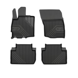 Tappetini per auto no. 77 compatibili con Mitsubishi Outlander III 2012-2022 su misura in gomma | Note: non compatibile con versione PHEV | Tipo Auto: SUV | Set di tappetini premium | Materiale TPE durevole | Bordi più alti