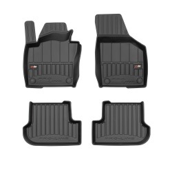 Tappetini per auto Proline 3D compatibili con Volkswagen Beetle 2011-2019 su misura in gomma | Tipo Auto: Hatchback | Set di tappetini premium | Materiale TPE durevole | Bordi più alti