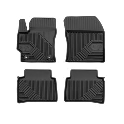Tappetini per auto no. 77 compatibili con Suzuki Swace dal 2020 in poi su misura in gomma | Tipo Auto: Station Wagon | Set di tappetini premium | Materiale TPE durevole | Bordi più alti