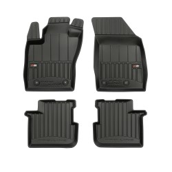 Tappetini per auto Proline 3D compatibili con Fiat Tipo dal 2015 in poi su misura in gomma | Note: non compatibile con versione Berlina | Set di tappetini premium | Materiale TPE durevole | Bordi più alti