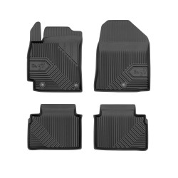 Tappetini per auto no. 77 compatibili con Hyundai Elantra VI 2015-2020 su misura in gomma | Tipo Auto: Berlina | Set di tappetini premium | Materiale TPE durevole | Bordi più alti