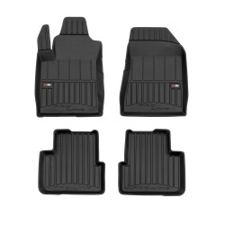 Tappetini per auto Proline 3D compatibili con Lancia Delta III 2008-2014 su misura in gomma | Tipo Auto: Hatchback | Set di tappetini premium | Materiale TPE durevole | Bordi più alti