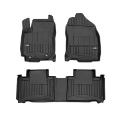 Tappetini per auto Proline 3D compatibili con Toyota RAV4 IV 2013-2019 su misura in gomma | Note: Hybrid | Tipo Auto: SUV | Set di tappetini premium | Materiale TPE durevole | Bordi più alti