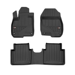 Tappetini per auto Proline 3D compatibili con Honda CR-V V dal 2016 in poi su misura in gomma | Tipo Auto: SUV | Set di tappetini premium | Materiale TPE durevole | Bordi più alti