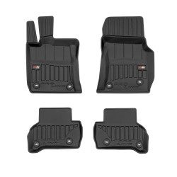 Tappetini per auto Proline 3D compatibili con Jaguar XE dal 2015 in poi su misura in gomma | Tipo Auto: Berlina | Set di tappetini premium | Materiale TPE durevole | Bordi più alti