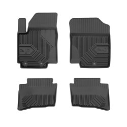 Tappetini per auto no. 77 compatibili con Hyundai i20 I 2008-2015 su misura in gomma | Tipo Auto: Hatchback | Set di tappetini premium | Materiale TPE durevole | Bordi più alti