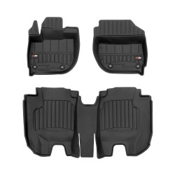 Tappetini per auto Proline 3D compatibili con Honda HR-V II 2013-2021 su misura in gomma | Tipo Auto: Crossover | Set di tappetini premium | Materiale TPE durevole | Bordi più alti