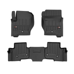 Tappetini per auto Proline 3D compatibili con Land Rover Discovery IV 2009-2016 su misura in gomma | Tipo Auto: SUV | Set di tappetini premium | Materiale TPE durevole | Bordi più alti