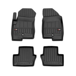 Tappetini per auto Proline 3D compatibili con Jeep Compass I 2006-2016 su misura in gomma | Tipo Auto: Crossover | Set di tappetini premium | Materiale TPE durevole | Bordi più alti