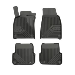 Tappetini per auto no. 77 compatibili con Audi A6 C6 2004-2011 su misura in gomma | Note: post-facelift | Set di tappetini premium | Materiale TPE durevole | Bordi più alti