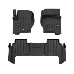 Tappetini per auto Proline 3D compatibili con Land Rover Range Rover Sport I 2005-2013 su misura in gomma | Tipo Auto: SUV | Set di tappetini premium | Materiale TPE durevole | Bordi più alti