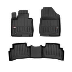 Tappetini per auto Proline 3D compatibili con Hyundai Tucson IV dal 2020 in poi su misura in gomma | Note: non compatibile con versione Hybrid | Tipo Auto: SUV | Set di tappetini premium | Materiale TPE durevole | Bordi più alti