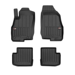 Tappetini per auto Proline 3D compatibili con Fiat Punto EVO 2009-2012 su misura in gomma | Note: 3 porte | Tipo Auto: Hatchback | Set di tappetini premium | Materiale TPE durevole | Bordi più alti