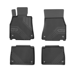 Tappetini per auto no. 77 compatibili con Lexus LS III 2000-2006 su misura in gomma | Tipo Auto: Berlina | Set di tappetini premium | Materiale TPE durevole | Bordi più alti