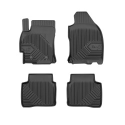 Tappetini per auto no. 77 compatibili con Ford Mondeo III 2000-2007 su misura in gomma | Set di tappetini premium | Materiale TPE durevole | Bordi più alti