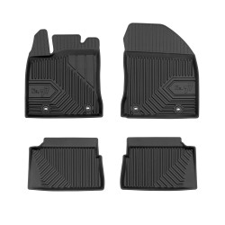 Tappetini per auto no. 77 compatibili con Lexus CT 2010-2022 su misura in gomma | Tipo Auto: Hatchback | Set di tappetini premium | Materiale TPE durevole | Bordi più alti