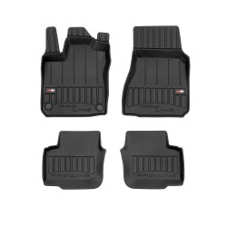 Tappetini per auto Proline 3D compatibili con Smart Forfour II 2014-2020 su misura in gomma | Tipo Auto: Hatchback | Set di tappetini premium | Materiale TPE durevole | Bordi più alti