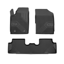 Tappetini per auto no. 77 compatibili con Peugeot Partner I 1996-2010 su misura in gomma | Tipo Auto: Combivan | Set di tappetini premium | Materiale TPE durevole | Bordi più alti