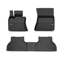 Tappetini per auto Proline 3D compatibili con BMW X5 E70 2006-2013 su misura in gomma | Tipo Auto: SUV | Set di tappetini premium | Materiale TPE durevole | Bordi più alti