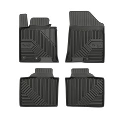 Tappetini per auto no. 77 compatibili con Hyundai i40 2011-2019 su misura in gomma | Set di tappetini premium | Materiale TPE durevole | Bordi più alti