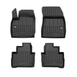 Tappetini per auto Proline 3D compatibili con Nissan Qashqai III dal 2021 in poi su misura in gomma | Tipo Auto: Crossover | Set di tappetini premium | Materiale TPE durevole | Bordi più alti