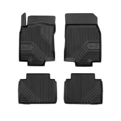 Tappetini per auto no. 77 compatibili con Nissan Rogue II 2013-2020 su misura in gomma | Note: post-facelift | Tipo Auto: SUV | Set di tappetini premium | Materiale TPE durevole | Bordi più alti