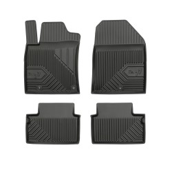 Tappetini per auto no. 77 compatibili con Hyundai i30 III dal 2017 in poi su misura in gomma | Set di tappetini premium | Materiale TPE durevole | Bordi più alti