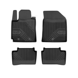 Tappetini per auto no. 77 compatibili con Hyundai i10 II 2013-2019 su misura in gomma | Tipo Auto: Hatchback | Set di tappetini premium | Materiale TPE durevole | Bordi più alti