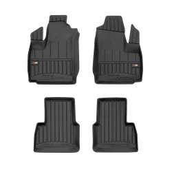 Tappetini per auto Proline 3D compatibili con Fiat Doblo I 2000-2010 su misura in gomma | Tipo Auto: Combivan | Set di tappetini premium | Materiale TPE durevole | Bordi più alti