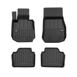 Tappetini per auto Proline 3D compatibili con BMW Serie 4 Gran Coupe F36 2014-2021 su misura in gomma | Note: liftback | Set di tappetini premium | Materiale TPE durevole | Bordi più alti