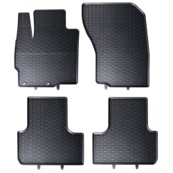 Tappetini per auto Geyer& Hosaja per Peugeot 4007 2007-2012 su misura in gomma | Materiale resiste | Superficie antiscivolo | Impermeabile