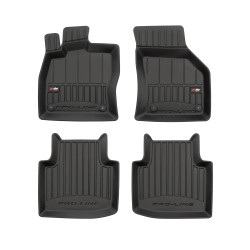 Tappetini per auto Proline 3D compatibili con Skoda Superb III dal 2015 in poi su misura in gomma | Set di tappetini premium | Materiale TPE durevole | Bordi più alti