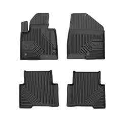 Tappetini per auto no. 77 compatibili con Hyundai Santa Fe III 2012-2018 su misura in gomma | Tipo Auto: SUV | Set di tappetini premium | Materiale TPE durevole | Bordi più alti