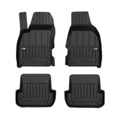 Tappetini per auto Proline 3D compatibili con Audi RS4 B7 2006-2008 su misura in gomma | Set di tappetini premium | Materiale TPE durevole | Bordi più alti