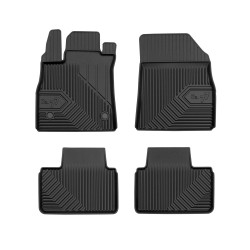 Tappetini per auto no. 77 compatibili con Renault Talisman 2015-2022 su misura in gomma | Note: pre-facelift | Set di tappetini premium | Materiale TPE durevole | Bordi più alti