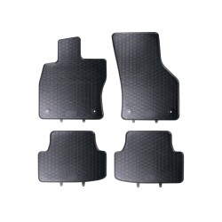 Tappetini per auto Geyer& Hosaja per SEAT Leon IV dal 2020 in poi su misura in gomma | Materiale resiste | Superficie antiscivolo | Impermeabile