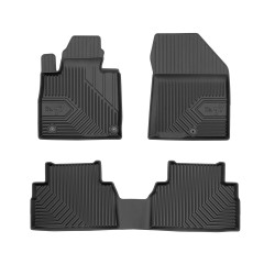 Tappetini per auto no. 77 compatibili con Hyundai Santa Fe IV 2018-2023 su misura in gomma | Tipo Auto: SUV | Note: non compatibile con versione Hybrid