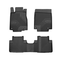 Tappetini per auto no. 77 compatibili con Honda CR-V IV 2012-2019 su misura in gomma | Note: con subwoofer sotto il sedile del passeggero | Tipo Auto: SUV | Set di tappetini premium | Materiale TPE durevole | Bordi più alti