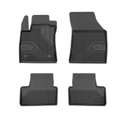 Tappetini per auto no. 77 compatibili con Renault Megane IV dal 2016 in poi su misura in gomma | Note: non compatibile con versione Coupé | Set di tappetini premium | Materiale TPE durevole | Bordi più alti