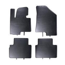 Tappetini compatibili con Kia Sportage III 2010-2015, su misura in Gomma TPE