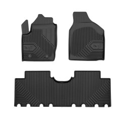Tappetini per auto no. 77 compatibili con Ford Galaxy I 1995-2006 su misura in gomma | Note: 1° e 2° fila | Tipo Auto: Minivan | Set di tappetini premium | Materiale TPE durevole | Bordi più alti
