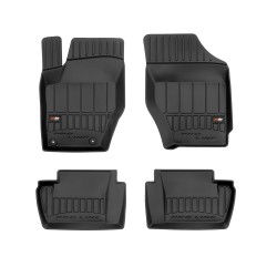 Tappetini per auto Proline 3D compatibili con Citroën C4 I 2004-2010 su misura in gomma | Set di tappetini premium | Materiale TPE durevole | Bordi più alti
