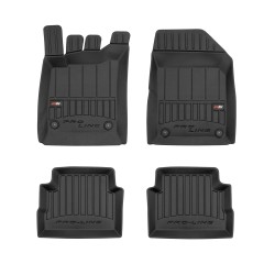 Tappetini per auto Proline 3D compatibili con Opel Vectra C 2002-2008 su misura in gomma | Tipo Auto: Berlina | Set di tappetini premium | Materiale TPE durevole | Bordi più alti