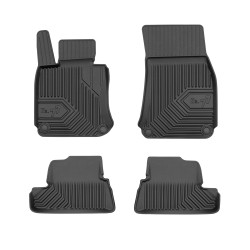 Tappetini per auto no. 77 compatibili con BMW Serie 6 E64 2003-2010 su misura in gomma | Note: Cabrio | Set di tappetini premium | Materiale TPE durevole | Bordi più alti