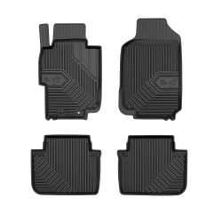 Tappetini per auto no. 77 compatibili con Honda Accord VII 2002-2008 su misura in gomma | Set di tappetini premium | Materiale TPE durevole | Bordi più alti
